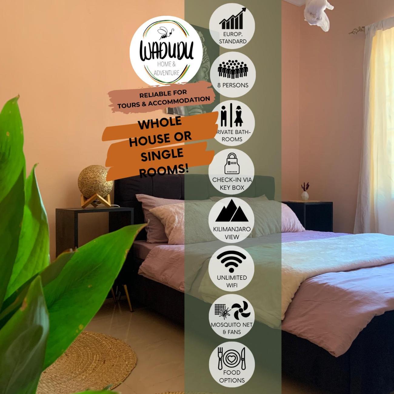 Bungalow X Garten & Terrasse X Wlan X Europaeisch Moshi Ngoại thất bức ảnh